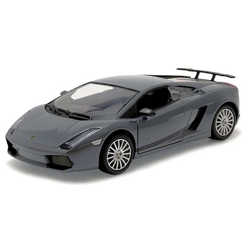 Miniatura Lamborghini Gallardo Superleggera Cinza 1/24 - Imagem 2