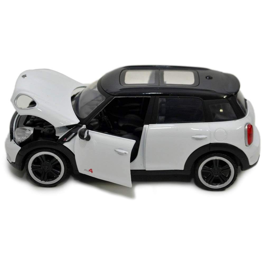 Mini Cooper S Countryman 1:24 Motormax Branco - Imagem 4