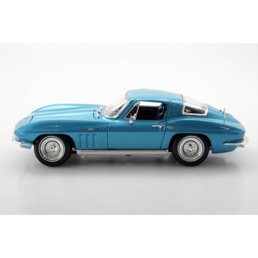 Miniatura Chevrolet Corvette 1965 Azul Maisto 1/18 - Imagem 3