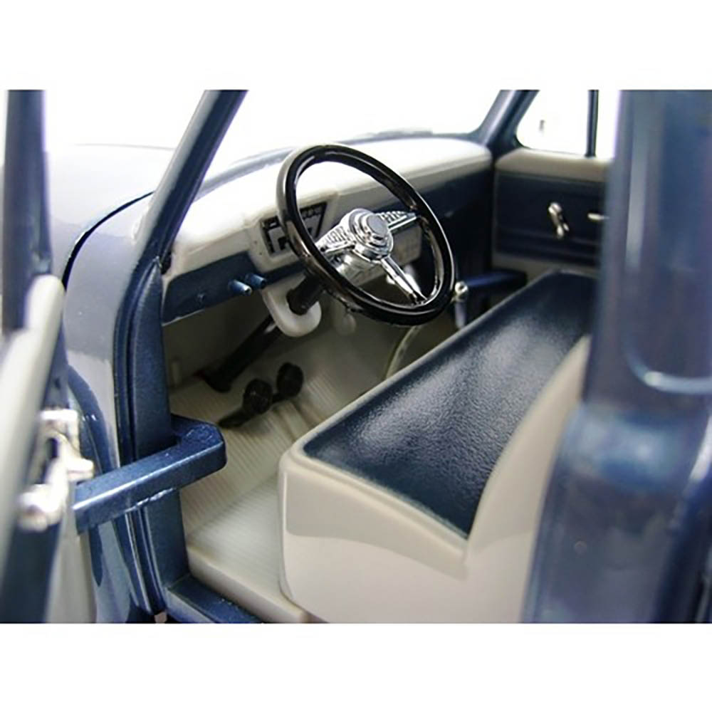 1953 Ford F-100 Pick Up 1:18 Yat Ming Azul Escuro - Imagem 6