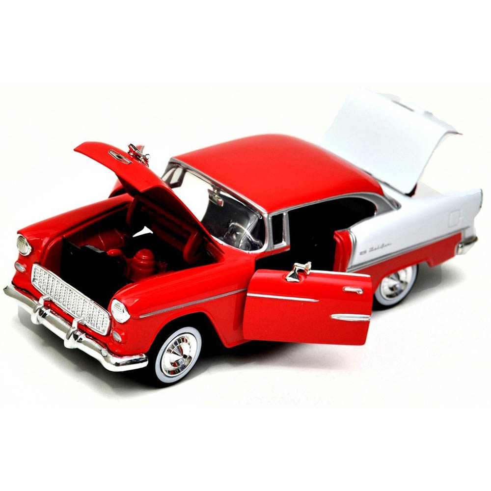 Chevy Bel Air 1955 Motormax 1:24 Vermelho - Imagem 2