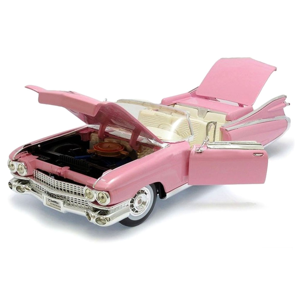 Miniatura Cadillac Eldorado Biarritz 1959 Rosa Maisto 1/18 - Imagem 3