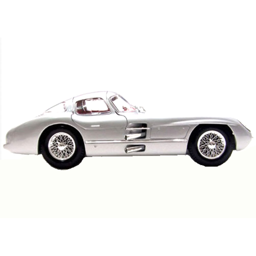 Miniatura Mercedes Benz 300 Slr Uhlenhaut Coupe Prata 1/18 - Imagem 4