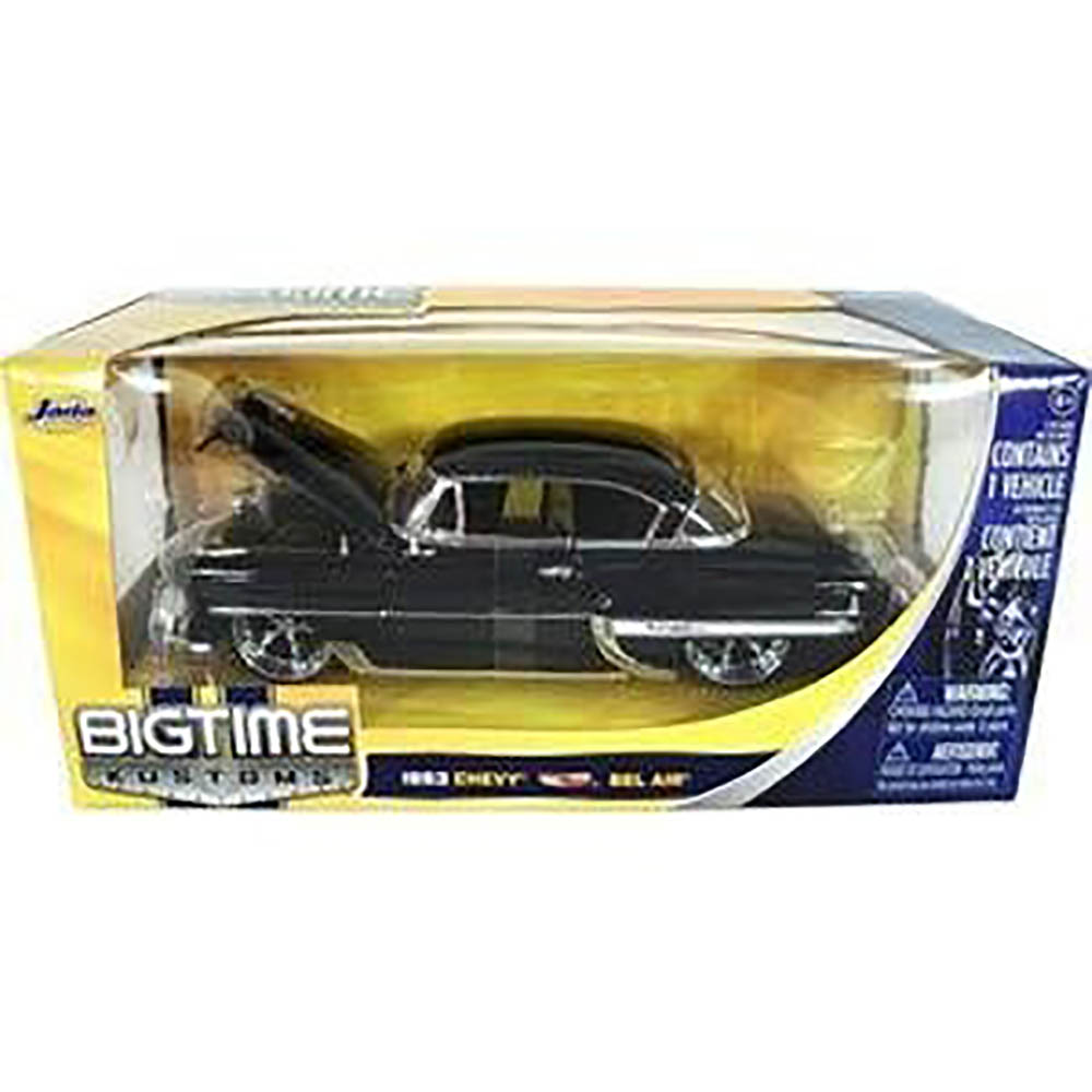Chevy Bel Air 1953 1:24 Preto Jada Toys - Imagem 3