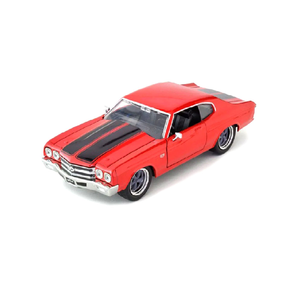 Miniatura Dom's Chevy Chevelle Ss V Furiosos Vermelho 1/24