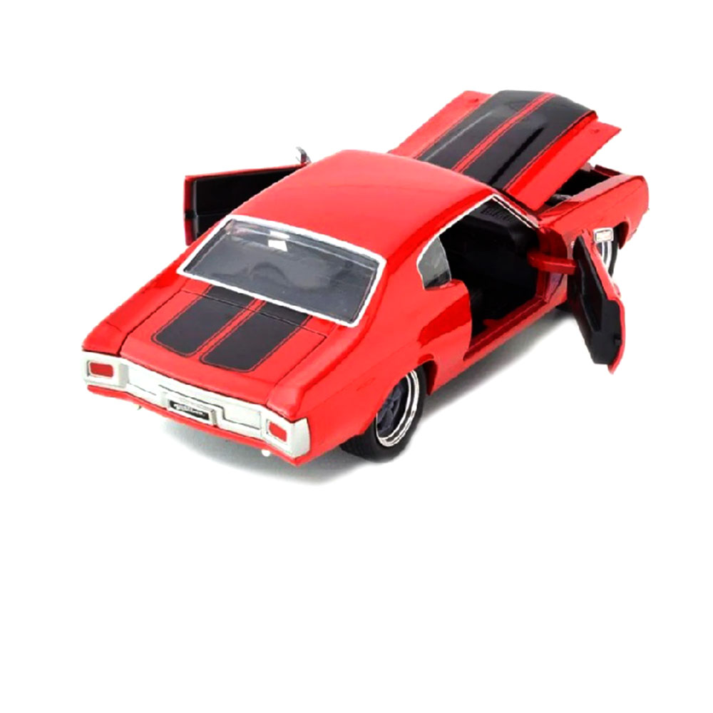Miniatura Dom's Chevy Chevelle Ss V Furiosos Vermelho 1/24 - Imagem 4
