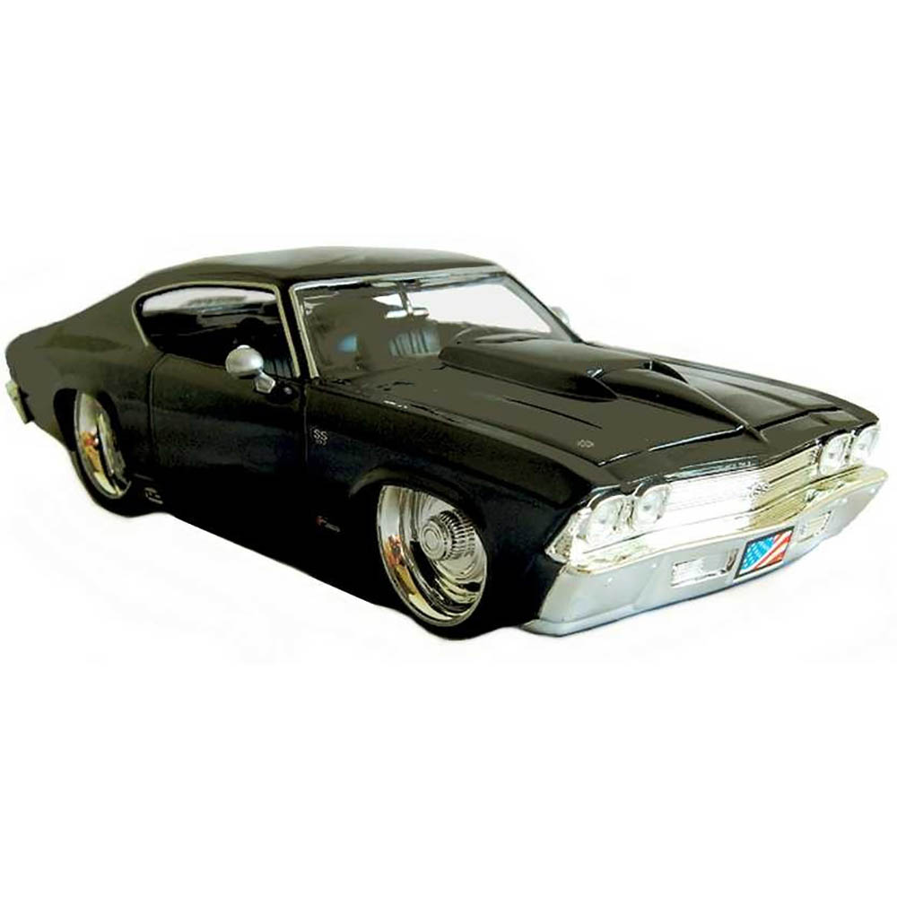 Chevy Chevelle Ss 1969 1:24 Jada Toys Preto