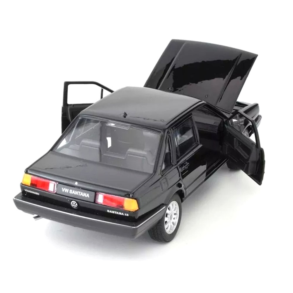 Miniatura Volkswagen Santana Preto Welly 1/24 - Imagem 4
