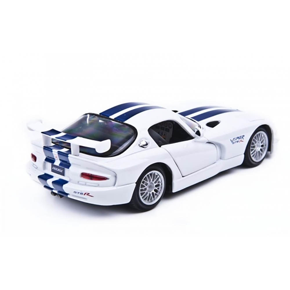 Miniatura Dodge Viper Gt2 Branco Maisto 1/24 - Imagem 2