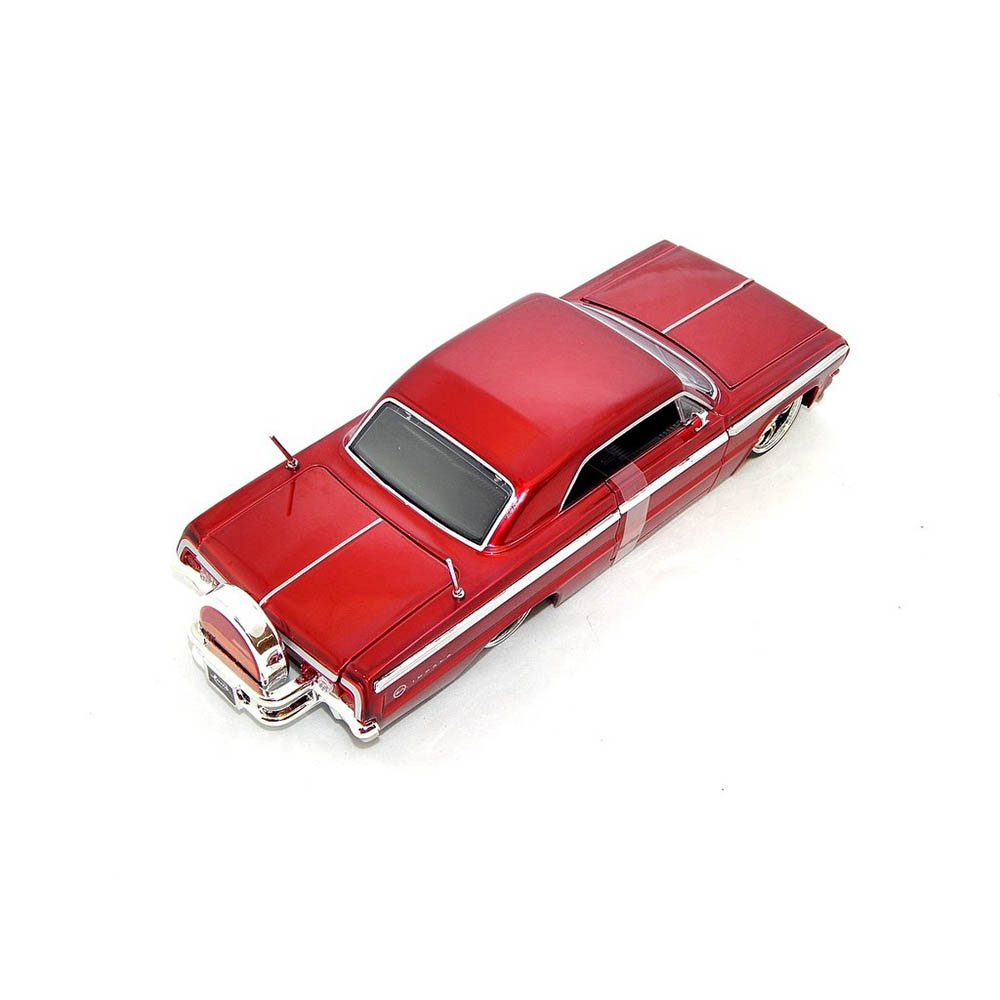 Miniatura Chevy Impala 1964 Vinho Jada Toys 1/24 - Imagem 4