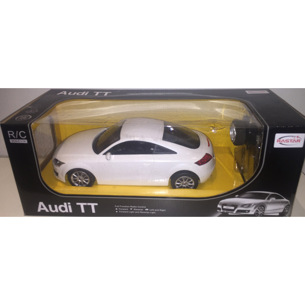 Miniatura Audi TT Controle Remoto Branco CKS 1/14 - Imagem 3