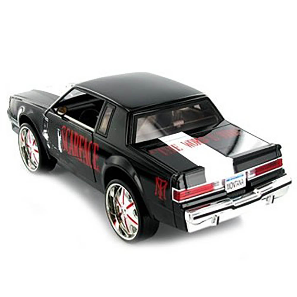 Miniatura Buick Regal Scarface 1987 Preto Jada Toys 1/18 - Imagem 6