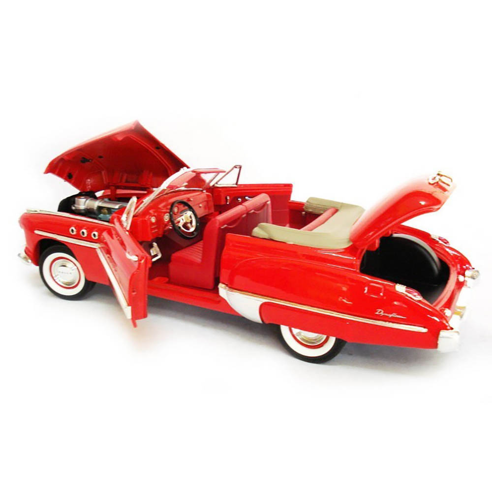 1949 Buick Roadmaster 1:18 Motormax Vermelho - Imagem 6