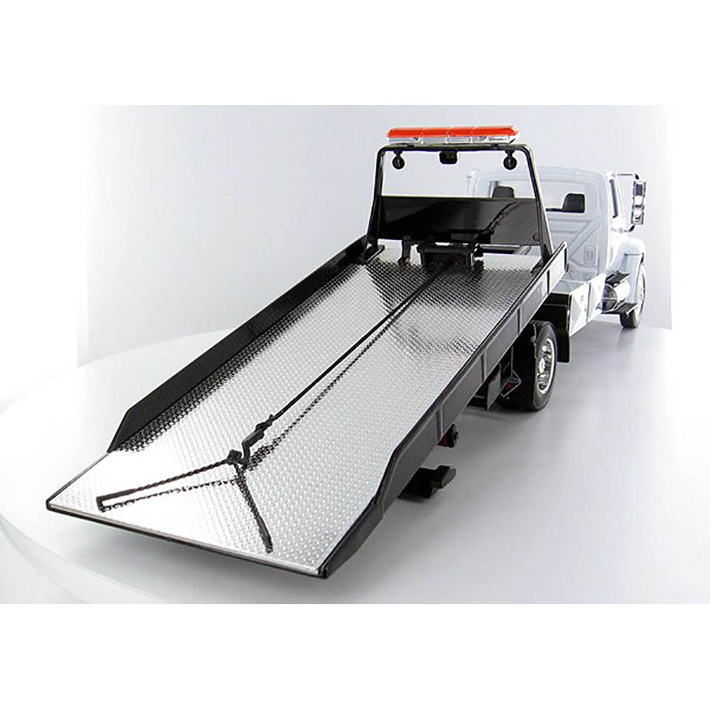 Caminhão Plataforma International Durastar 4400 Flat Bed 1:24 Jada Toys Branco - Imagem 6
