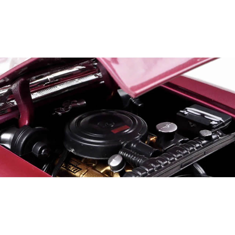 1957 Oldsmobile Super 88 Conversível 1:18 Yat Ming Lilás - Imagem 5