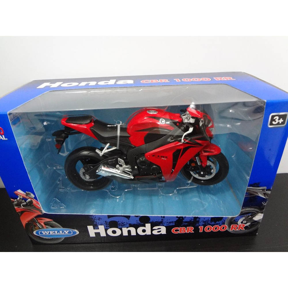 Honda CBR 1000 RR 1:10 Welly Vermelho - Imagem 4