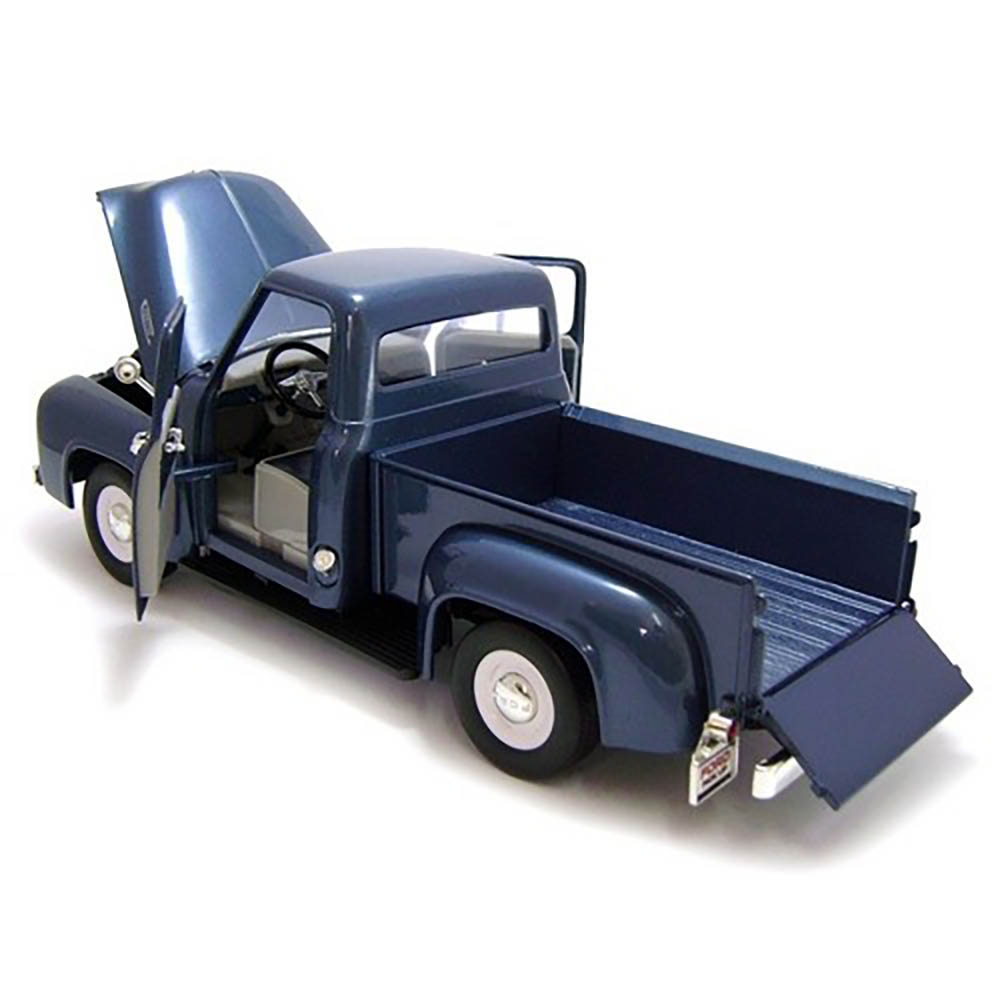 1953 Ford F-100 Pick Up 1:18 Yat Ming Azul Escuro - Imagem 7