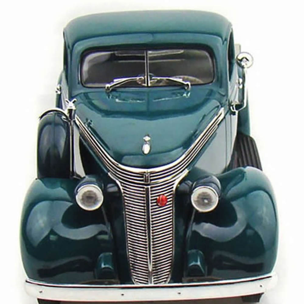 1937 Studebaker Coupe Express Pick Up 1:18 Yat Ming Verde - Imagem 5