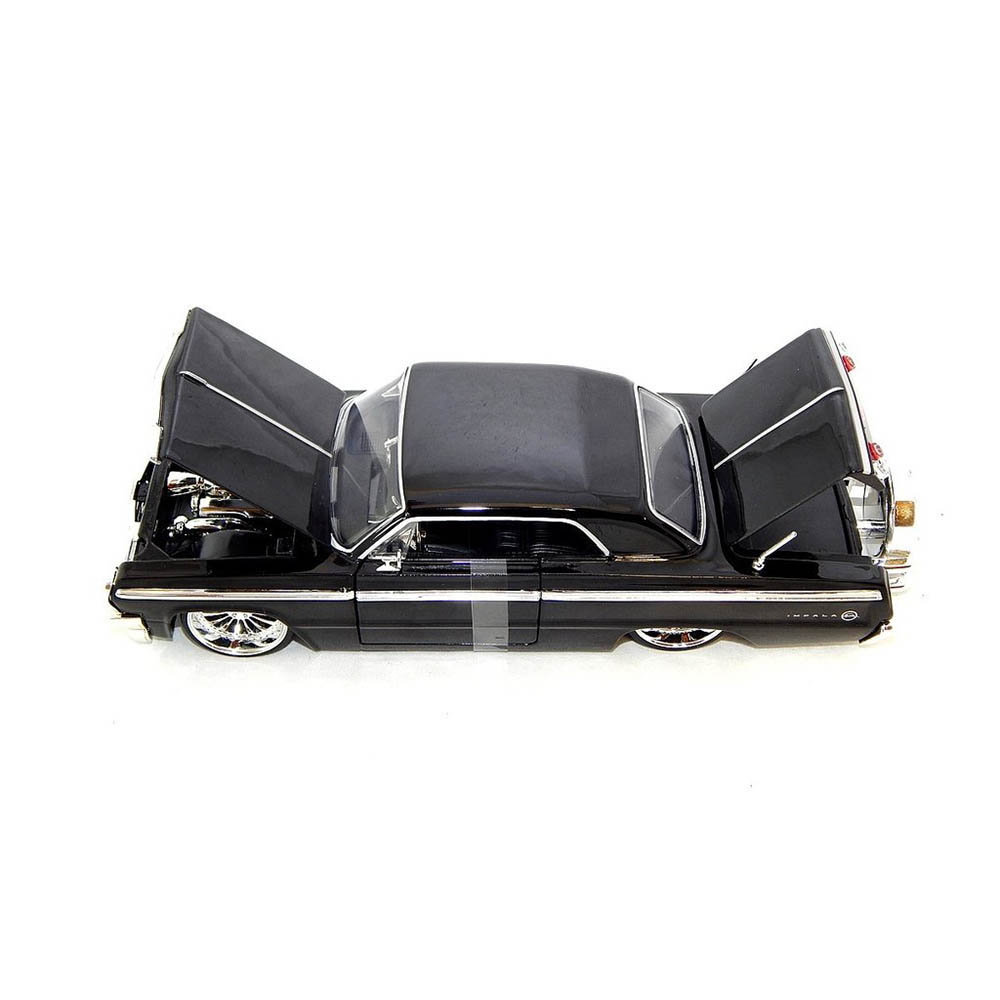 Miniatura Chevy Impala 1964 Preto Jada Toys 1/24 - Imagem 4