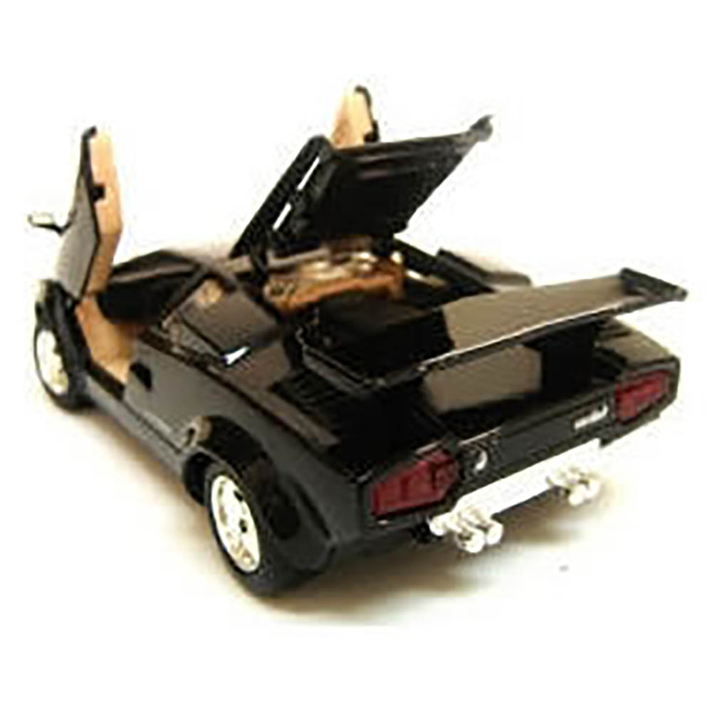 Miniatura Lamborghini Countach Preto Motormax 1:24 - Imagem 5