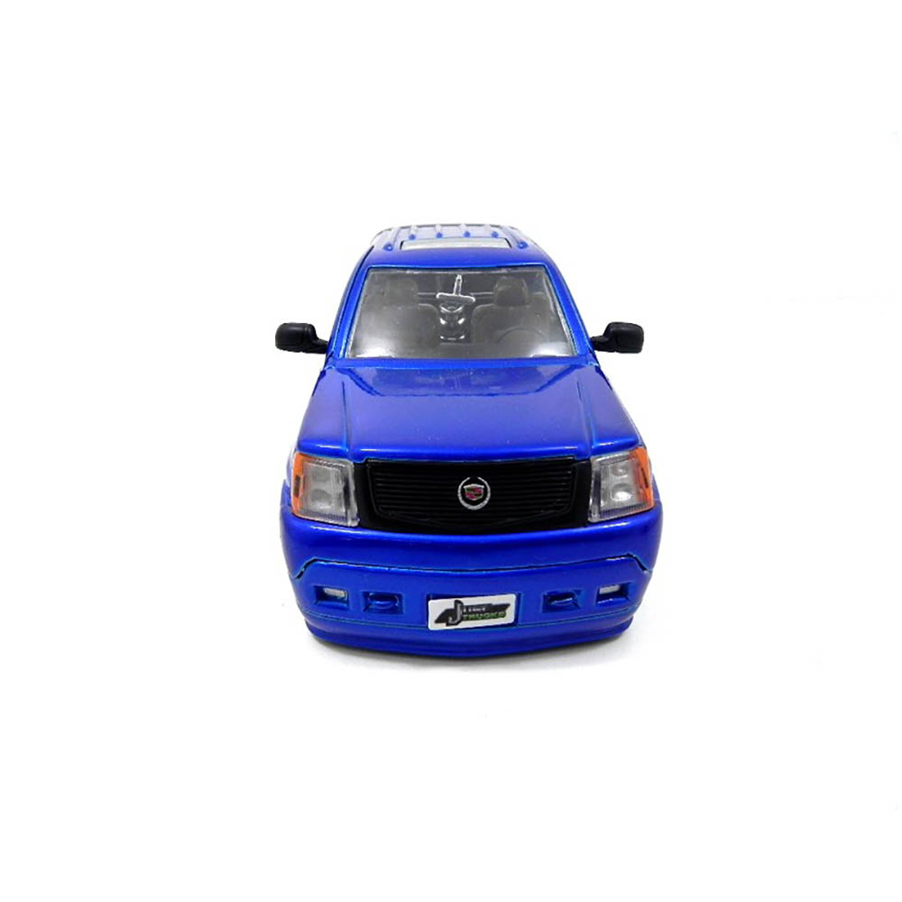 2002 Cadillac Escalade EXT Troca Rodas 1:24 Jada Toys Azul - Imagem 3