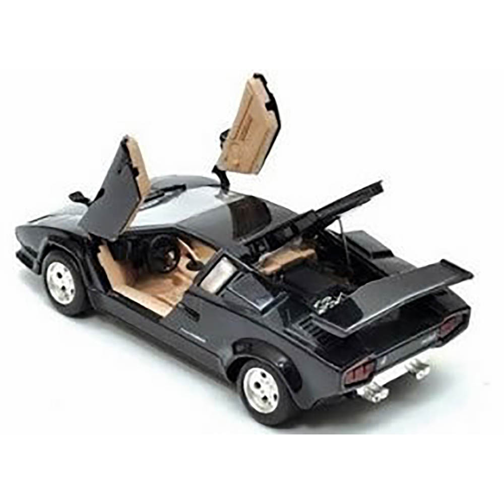 Miniatura Lamborghini Countach Preto Motormax 1:24 - Imagem 2