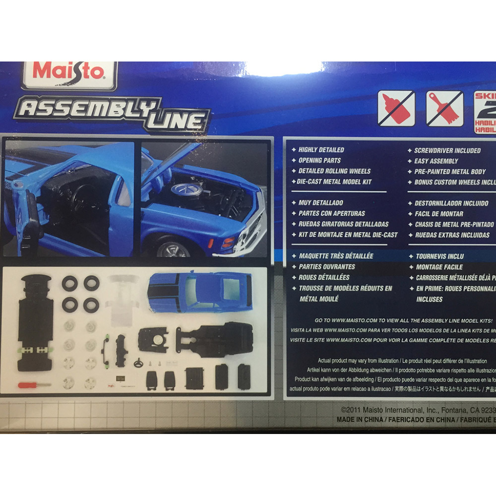 Miniatura Ford Mustang Boss 302 Maisto 1/24 - Imagem 2