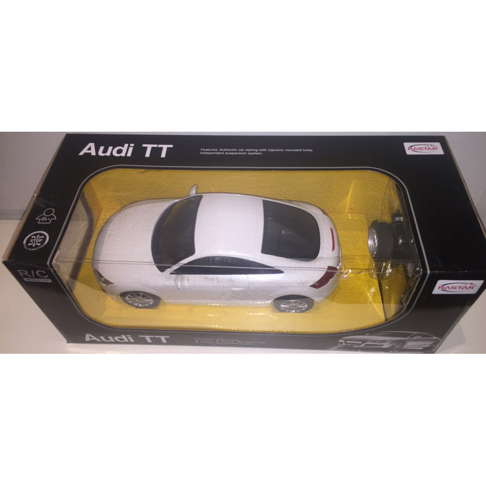 Miniatura Audi TT Controle Remoto Branco CKS 1/14 - Imagem 2