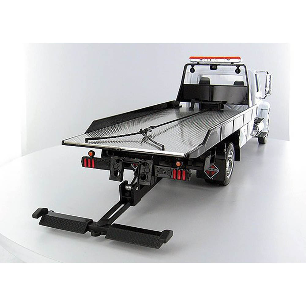 Caminhão Plataforma International Durastar 4400 Flat Bed 1:24 Jada Toys Branco - Imagem 7