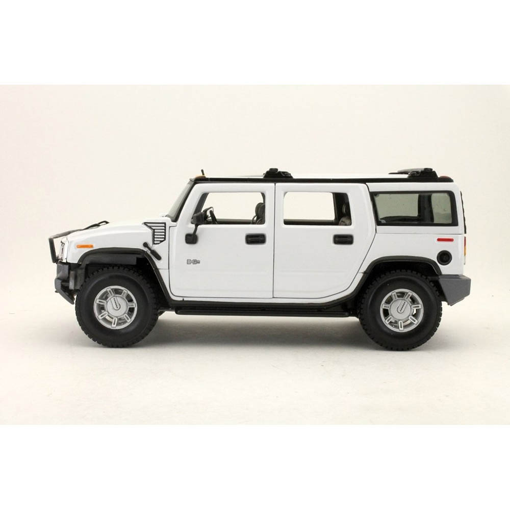 2003 Hummer H2 SUV 1:18 Maisto Branco - Imagem 5