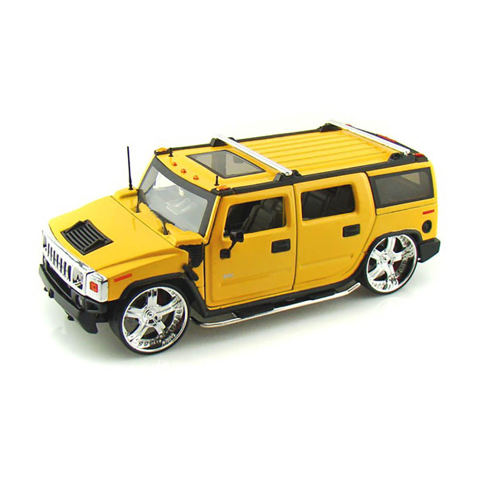 Hummer H2 Jada Toys 1:24 Amarelo
