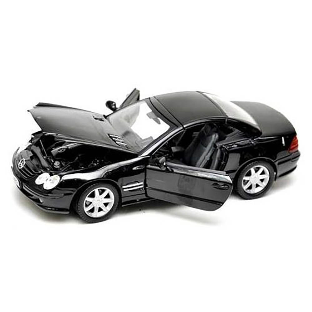 Miniatura Mercedes Benz Sl500 Preto Motormax 1/18 - Imagem 3