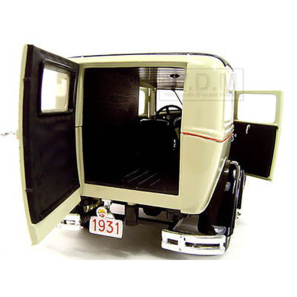 Miniatura Ford Delivery Truck 1931 Creme S Models 1/18 - Imagem 6