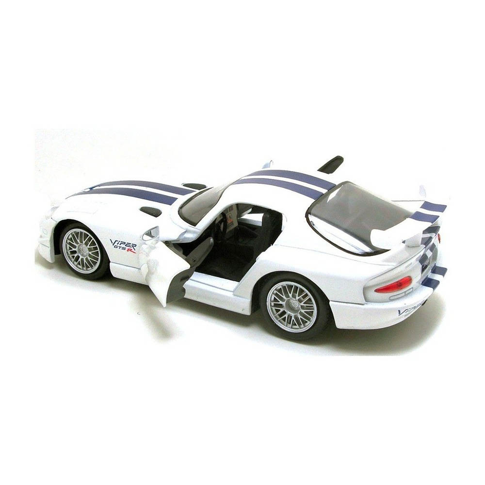 Miniatura Dodge Viper Gt2 Branco Maisto 1/24 - Imagem 4