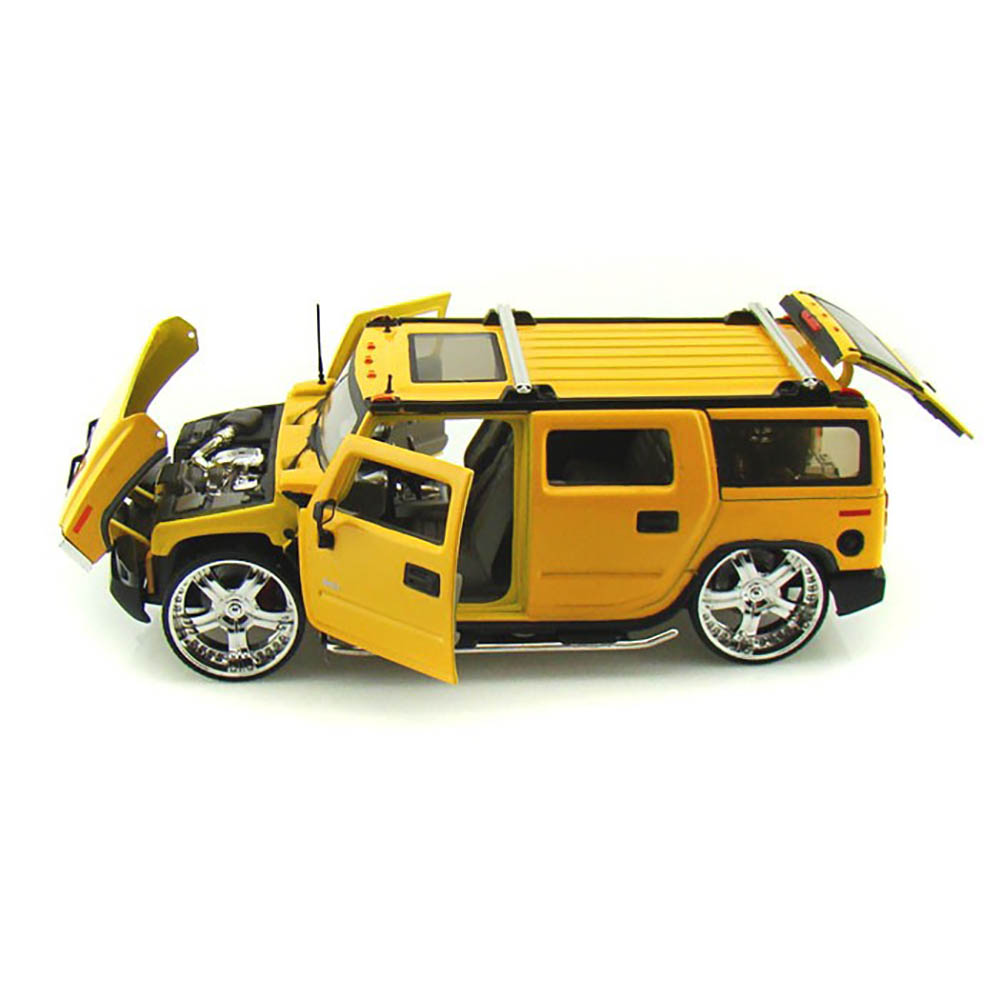 Hummer H2 Jada Toys 1:24 Amarelo - Imagem 5
