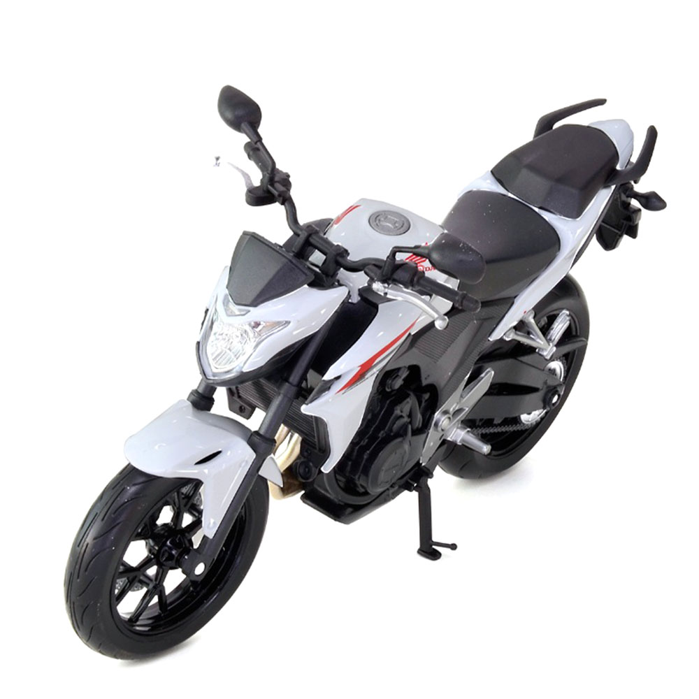 Miniatura Honda CB 500f Branco Welly 1/10