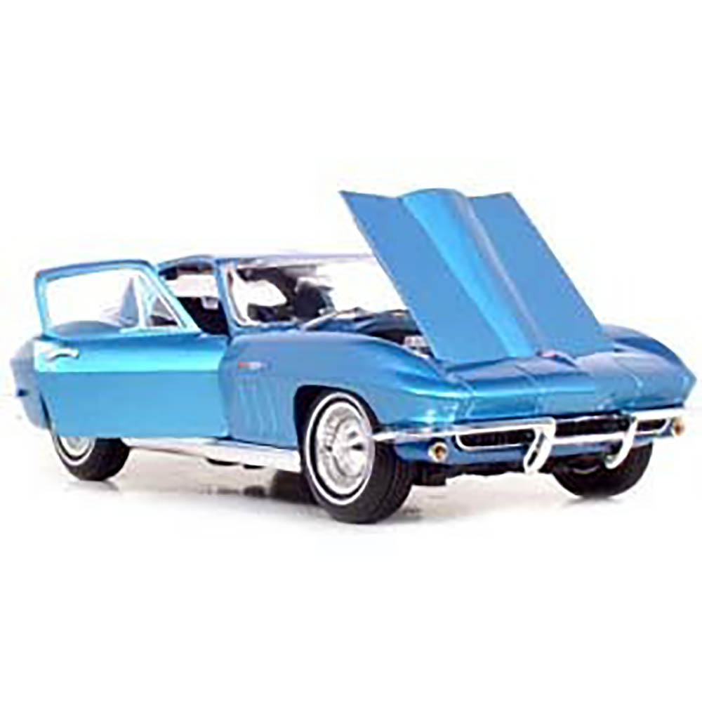 Miniatura Chevrolet Corvette 1965 Azul Maisto 1/18 - Imagem 6
