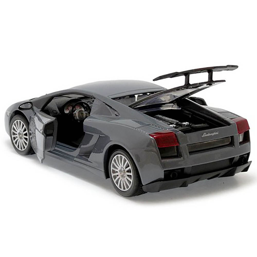 Miniatura Lamborghini Gallardo Superleggera Cinza 1/24 - Imagem 3
