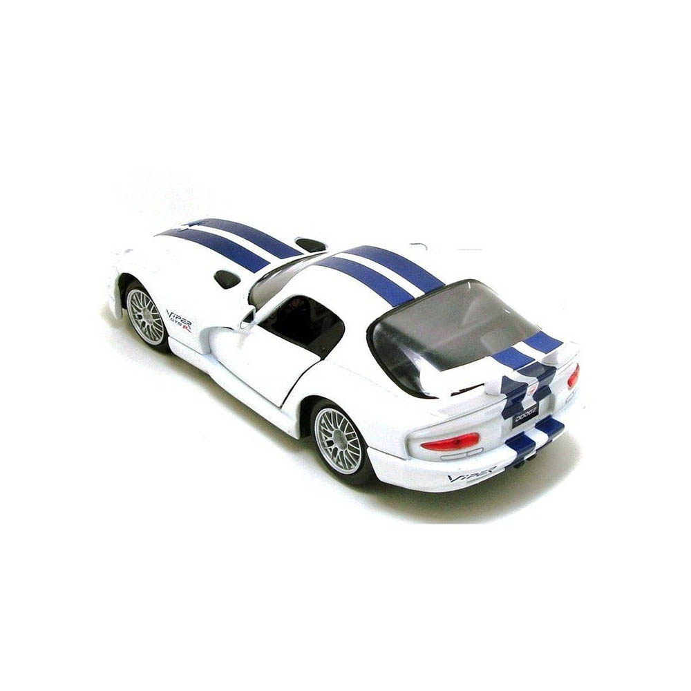 Miniatura Dodge Viper Gt2 Branco Maisto 1/24 - Imagem 9