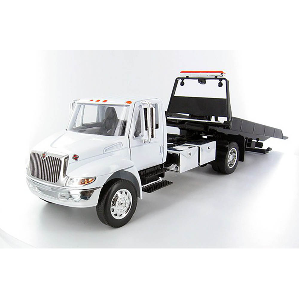 Caminhão Plataforma International Durastar 4400 Flat Bed 1:24 Jada Toys Branco