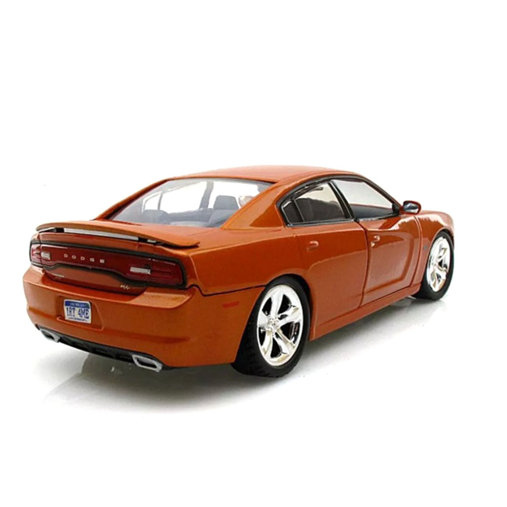 Miniatura Dodge Charger R/T 2011 Laranja Motormax 1/24 - Imagem 2