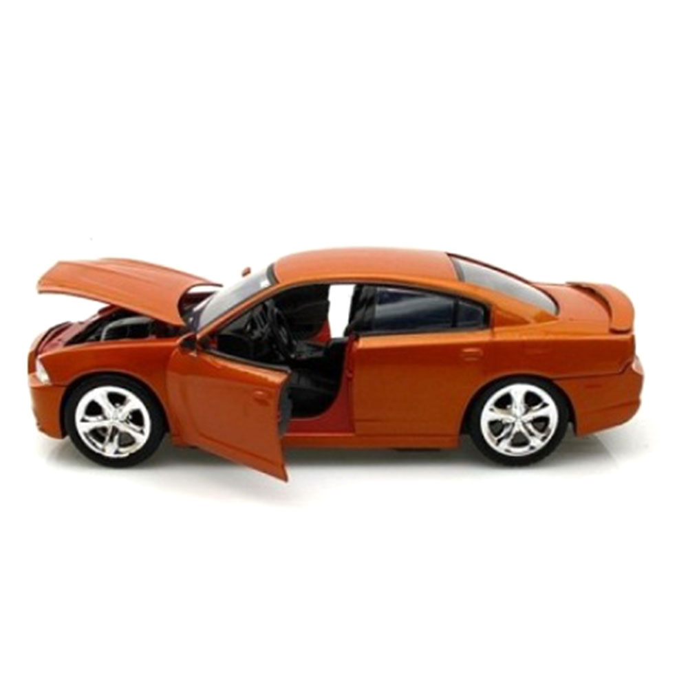 Miniatura Dodge Charger R/T 2011 Laranja Motormax 1/24