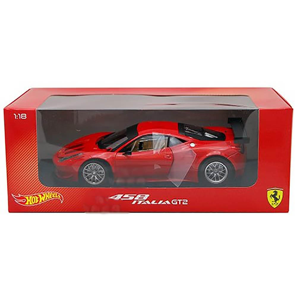 Miniatura Ferrari 458 Itália Gt2 Rosso Corsa Vermelho 1/18 - Imagem 3