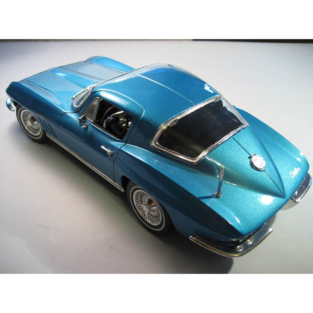 Miniatura Chevrolet Corvette 1965 Azul Maisto 1/18 - Imagem 7