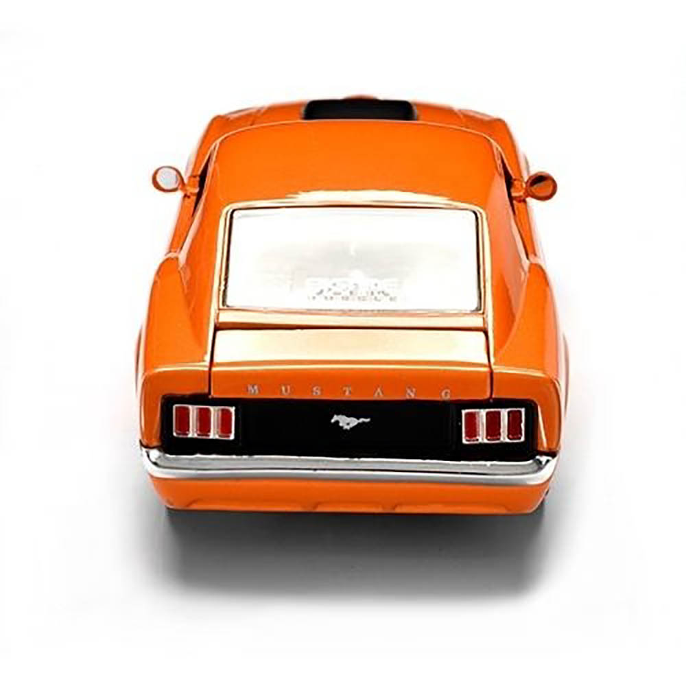 Miniatura Ford Mustang Boss 429 1970 Laranja Toys 1/24 - Imagem 3