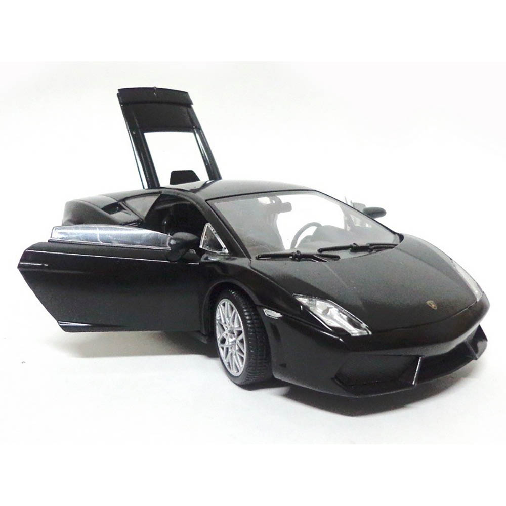 Miniatura Lamborghini Lp560-4 Preto Motormax 1/24 - Imagem 4