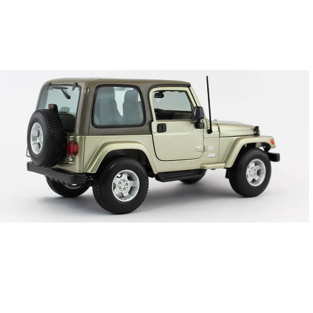 Jeep Wrangler Sahara 1:18 Bburago Bege - Imagem 4