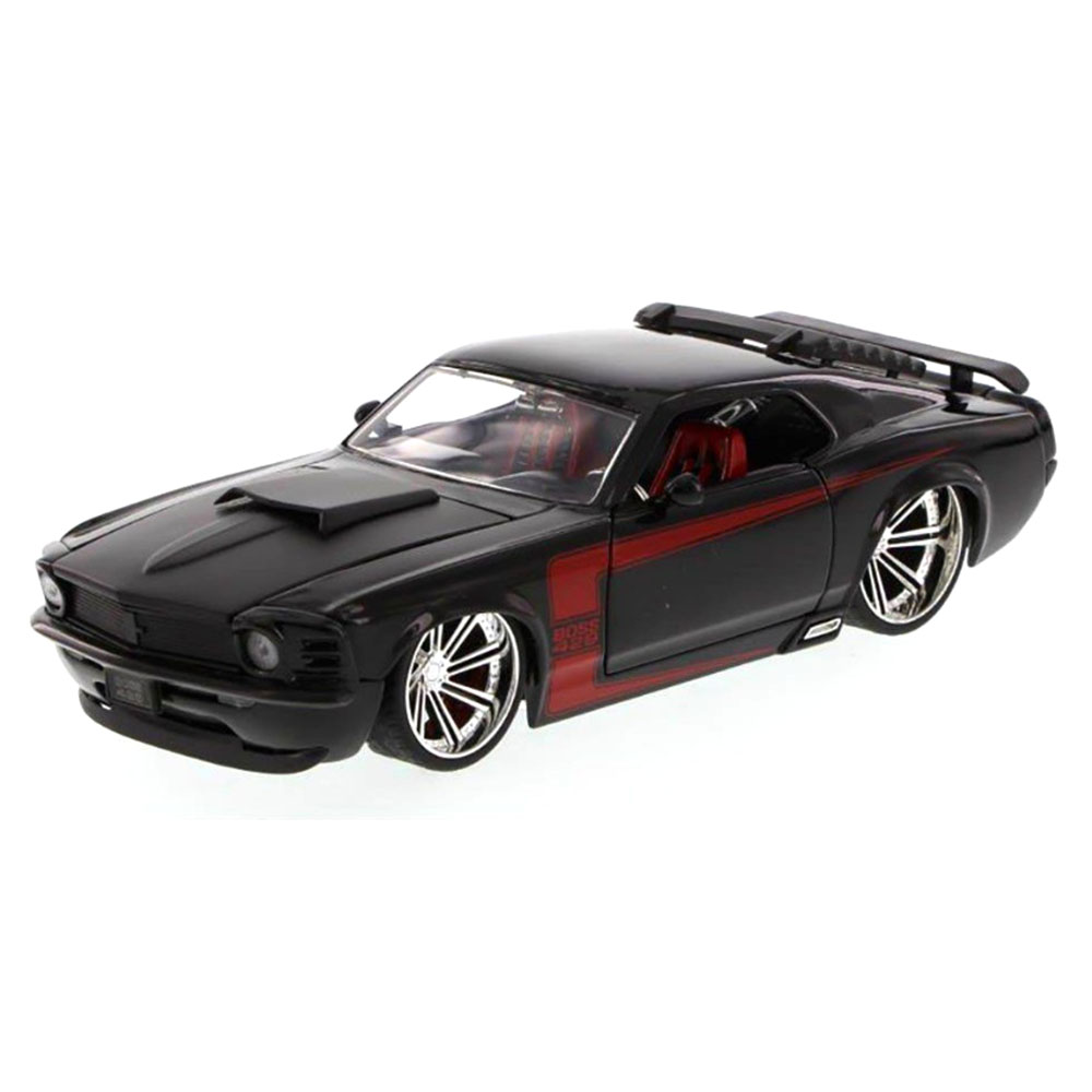 Miniatura Ford Mustang Boss 429 1970 Preto Jada 1/24