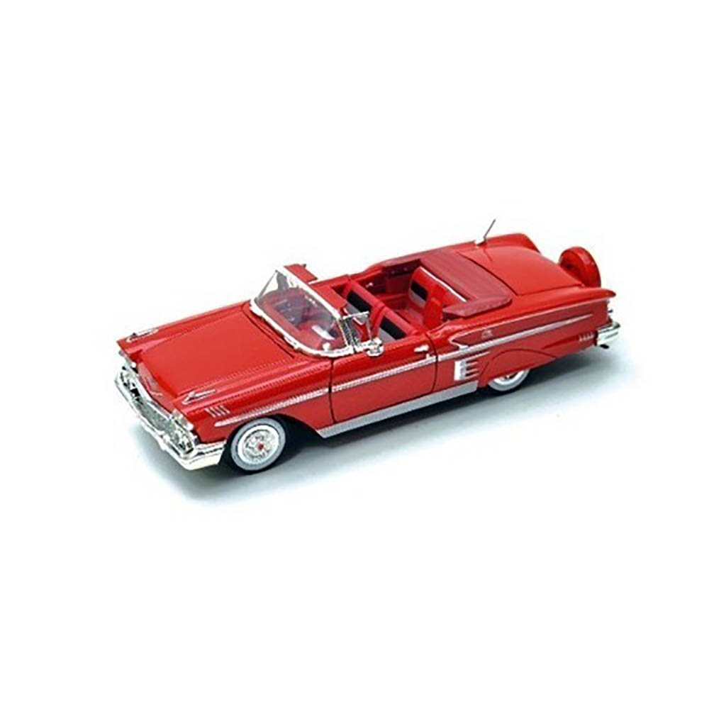 Chevrolet Impala 1958 Motormax 1:24 Vermelho - Imagem 3