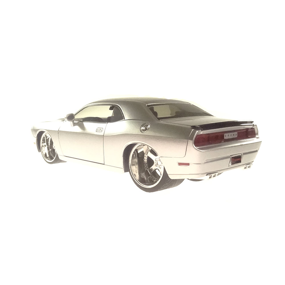 Miniatura Dodge Challenger Srt8 2008 Prata Jada Toys 1/24 - Imagem 2